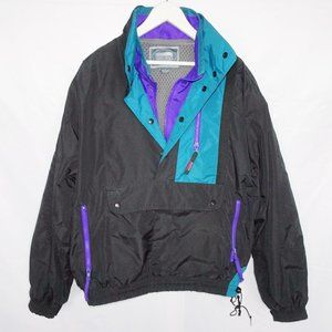 Vintage Sierra Sport Ski Pullover Athletic Nylon Light Jacket